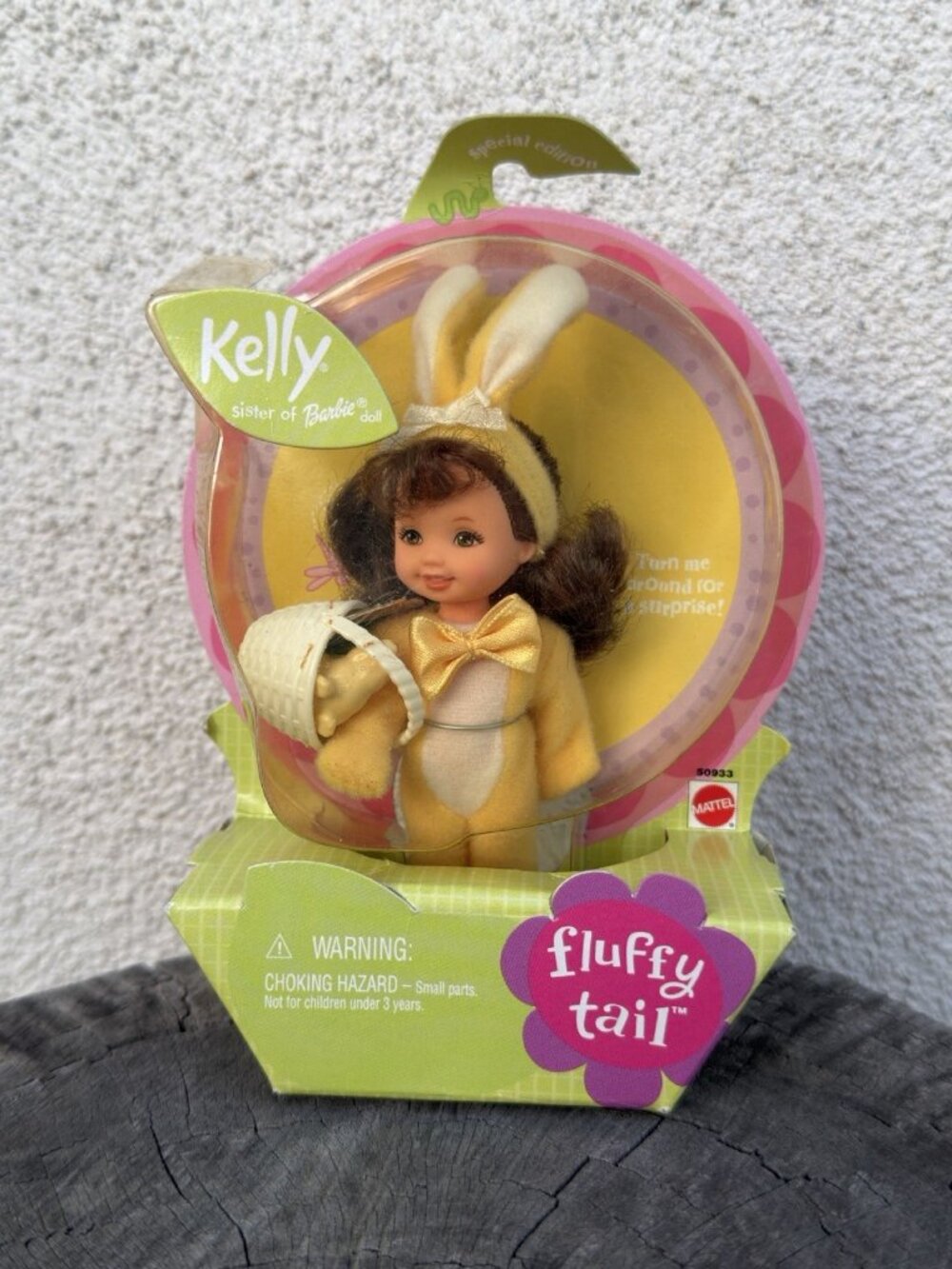 Kelly Sister of Barbie Fluffy Tail Yellow Bunny Easter Special Edition 2001
